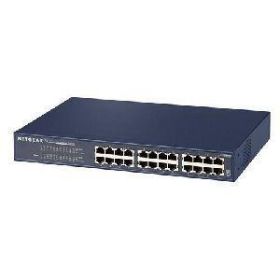 JFS524FNA NetGear ProSafe Plus 24-Ports 10/100Mbps RJ45 Fast Ethernet Rackmount Switch (Refurbished)
