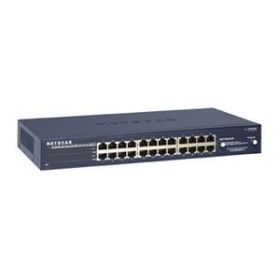 JFS524F NetGear ProSafe Plus 24-Ports 10/100Mbps RJ45 Fast Ethernet Rackmount Switch (Refurbished)
