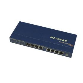 FS108UK NetGear ProSafe 8-Ports 10/100Mbps Fast Ethernet Desktop Switch (Refurbished)