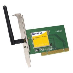 WPN311NA NetGear RangeMax 108Mbps 802.11b/g Wireless PCI Adapter