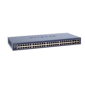 FS752TSEU NetGear ProSafe 48-Ports 10/100Mbps Stacking Smart Switch with 4 Gigabit Ports (Refurbished)