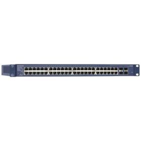 GS748TPS-100NAS NetGear ProSafe 48-Ports 10/100/1000Mbps Gigabit Ethernet Smart Stackable PoE Switch with 4 x SFP Ports (Refurbished)