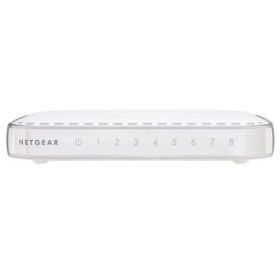 GS608UK NetGear ProSafe 8-Ports RJ-45 10/100/1000Mbps Fast Ethernet Switch with Auto Uplink (Refurbished)