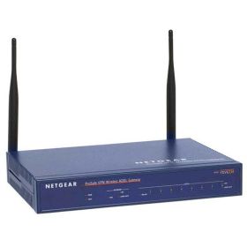 DGFV338-100UKS NetGear ProSafe 8-Port 10/100Mbps RJ45 802.11g Wireless ADSL+ Modem VPN Firewall Router (Refurbished)