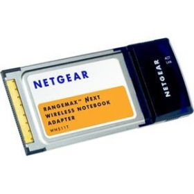 WN511T NetGear RangeMax NEXT PCMCIA 802.11b/g Wireless Notebook Adapter (Refurbished)
