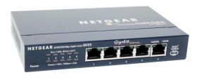 GS105UK NetGear ProSafe 5-Port 10/100/1000Mbps RJ45 Gigabit Ethernet Desktop Switch (Refurbished)