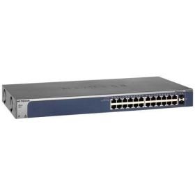 GS724TR-100NAS NetGear ProSafe 24-Ports 10/100/1000Mbps Gigabit Ethernet Smart Switch (Refurbished)