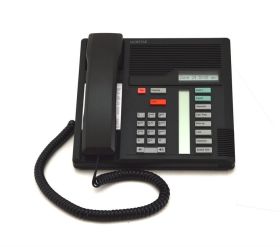 NT8B30AD03 Nortel Meridian M7208 Phone Set Black (Refurbished)