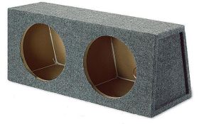 QLH10D65 Qlogic 10-inch Type 1 Dual Subwoofers Enclosure