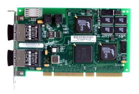 QLA2212F QLogic 64-bit Optical Dual Channel 66MHz PCI Fibre Channel Host Bus Adapter (HBA)