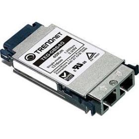 TEG-GBS40 TRENDnet 1.25Gbps 1000Base-LX Single-mode Fiber 40km 1310nm SC Connector GBIC Transceiver Module