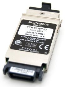 FTRJ-8519P-5A Finisar 2.125Gbps 1000Base-SX Multi-mode Fiber Short Wave 550m 850nm Duplex LC Connector SFP Transceiver Module