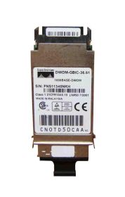 DWDM-GBIC-36.61-RF Cisco 1.25Gbps 1000Base-DWDM Single-Mode Fiber 80km 1536.61nm Duplex SC Connector GBIC Transceiver Module