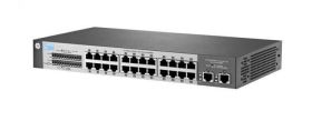 J9664A#ABB HP V1410 2G 24-Ports 24 x 10/100 + 2 x 10/100/1000-T RJ-45 Fast Ethernet Unmanaged Rack-mountable Switch (Refurbished)
