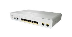 WS-C2960CPD-8TT-L Cisco Catalyst 2960C 8-Ports 10/100/1000Base-T RJ-45 PoE+ USB Manageable Layer2 Desktop, Rack-mountable and Wall Mountable Switch with 2x Gigabit Ethernet Uplink Ports (Refurbished)