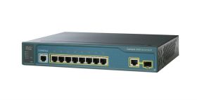 WS-C3560C-8PC-S Cisco Catalyst 3560-C 8 FE PoE 2 Dual-purpose uplinks IP Base Switch (Refurbished)
