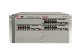 J8167A HP ProCurve Switch 5308xl-48G 48-Ports Layer-4 Managed Stackable Gigabit Ethernet with 6 x SFP (mini-GBIC) with 8-Slot Chassis (Refurbished)