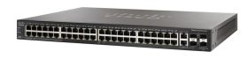 SG500X-48P Cisco SG500X 48-Ports 10/100/1000 RJ-45 PoE Managebale Layer3 Stackable Rack-mountable Switch with 4x 10 Gigabit SFP+ Ports (Refurbished)