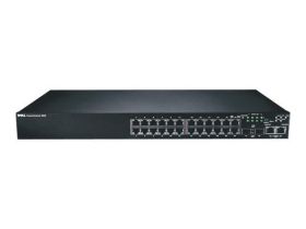 PCT3524 Dell Powerconnect 3524p 24-Ports SFP 10/100/1000Base-T PoE Manageable Layer 2 and Layer 3 Rack-mountable Fast Ethernet Switch (Refurbished)