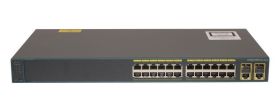 WS-C2960-24TC-L Cisco Catalyst 2960 24-Ports 10/100 + 2 Dual Purpose Uplinks LAN-Base Switch (Refurbished)