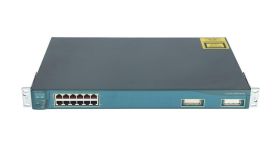 WS-C3512-XL-A Cisco Catalyst 3512XLA 12-Ports 10/100 Autosensing Switch 2 Gigabit Expansion Slots (Refurbished)