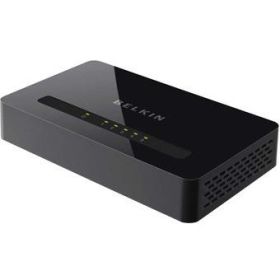 F4G0500 Belkin 5-Port RJ-45 10/100 Network Switch Up to 100Mbps (Refurbished)