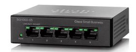 SG100D-05-JP Cisco Small Business SG100D 5-Port 10/100/1000Mbps Gigabit Desktop Unmanaged Switch (Refurbished)