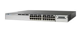 WS-C3750X-24P-LN Cisco Catalyst 3750x 24-Ports 10/100/1000Base-T RJ-45 PoE+ USB Manageable Layer3 Rack-mountable 1U Ethernet Switch (Refurbished)