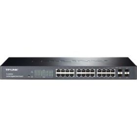 TL-SG2424 Tp-Link 24-Ports Gigabit Smart Switch with 4 Combo SFP Slots 20-Ports Manageable 24 x RJ-45 4 x Expansion Slots 10/100/1000Base-T Desktop, Rack-mountable (Refurbished)