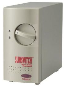 F1B024-V Belkin 2-Port Vertical Manual SlimSwitch 1 x DB-25 Female 2 x DB-25 Female (Refurbished)
