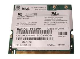 9Y200 Dell IEEE 802.11b Mini PCI Wireless G Network Card for Inspiron 500M