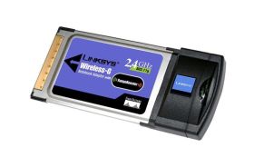 WPC54G Linksys Wireless-G 54Mbps PCMCIA Notebook Adapter (Refurbished)