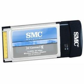 SMC2835W SMC 2835WEZ Connect G 2.4GHz 54 Mbps Wireless Cardbus Adapter (Refurbished)