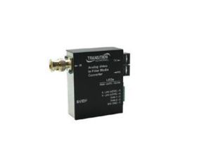 SVIDF2011-100-NA Transition Coax ST 228 M to 850 NM Multi-Mode ST 1 Kilometer for Analog CCTV Video Point System Slide-In-Module Media Converter