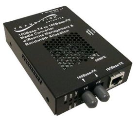 SRMFE1014-200 Transition 100Base-TX (RJ-45) to 100Base-FX 1310 NM Single-Mode (SC) 20 Kilometers/12.4 Miles for Fast Ethernet Stand-Alone Media Converter