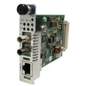 CSEFE1014-100 Transition 10Base-T or 100Base-TX (RJ45) to 10Base-FL or 100Base-FX (SC) Single-Mode 1310 NM 20 Kilometers/12.4 Miles for Speed Selectable Copper to Fiber Media Converter