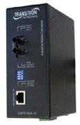 SISTF1013-111-LRT Transition 10/100Base-TX (RJ-45) to 100Base-FX 1300 NM Multi-Mode (SC) 2 Kilometers/1.2 Miles for (Extended Temperatue) 10/100 Industrial Stand-Alone Media Converter