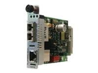 CGFEB1014-110 Transition 10/100/1000Base-T (RJ-45) to 1000Base-LX 1310 NM Single-Mode (SC) 10 Kilometers/6.2 Miles Plus 1000Base-LX Tap Port for Ethernet Remotely Managed Point System Slide-In-Module Media Converter