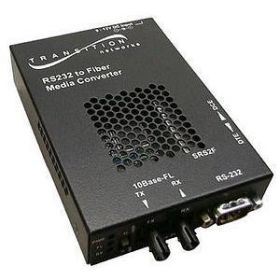 SRS2F3114-100 Transition DB-9 to 1310 NM Single-Mode (SC) 20 Kilometers/12.4 Miles for RS232 with Remote Management Stand-Alone Media Converter