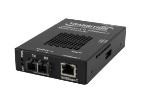 SGETF1013-110 Transition 1000Base-SX 850nm multimode (SC) 220M Gigabit Standalone Media Converter