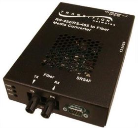 SRS4F3114-100 Transition DB-9 1.2 Kilometers/0.7 Miles to 1310 NM Single-Mode (SC) 20 Kilometers/12.4 Miles for RS422/485 Stand-Alone Media Converter