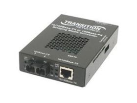 SBFTF1011-105 Transition 10/100Base-TX (RJ-45) to 100Base-FX 1300 NM Multi-Mode (ST) 2 Kilometers/1.2 Miles for 10/100 Bridging Stand-Alone Media Converters