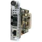 CSDTF1015-105 Transition Twisted Pair (RJ-48) 1.5 Kilometers/0.9 Miles to 1310 NM Single-Mode (SC) 40 Kilometers/24.9 Miles for Remotely Managed T1/E1 Copper to Fiber Point System Slide-In-Module Media Converter