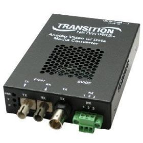 SVIDF2013-110 Transition BNC to 850 NM Multi-Mode SC 2 Kilometer/1.2 Miles for Analog CCTV Video Media Converter