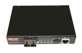 MIL-S3113-15 Transition 10/100Base-TX to 100Base-FX SC SMF for Raven Series Stand-Alone Media Converter