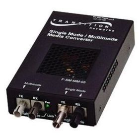 F-SM-MM-05-NA Transition Networks 1 x ST , 1 x ST Ethernet or Token Ring Transceiver Rack-mountable
