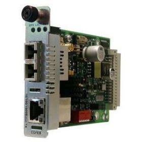 CGFEB1029-101 Transition 10/100/1000Base-T (RJ-45) to 1000Base-LX 1550 NM TX / 1310 NM RX Single-Fiber Single-Mode (SC) 20 Kilometers/12.4 Miles for 10/100/1000 Ethernet Point System Slide-In-Module Media Converter