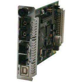 CFBRM1317-100 Transition 100Base-FX 1300 NM Multi-Mode (SC) 2 Kilometers/1.2 Miles to 1000Base-LX 1550 NM Single-Mode (SC) 65 Kilometers/40.4 Miles for OAM / IP-Based 10/100 Bridging Point System Slide-In-Module Media Converter