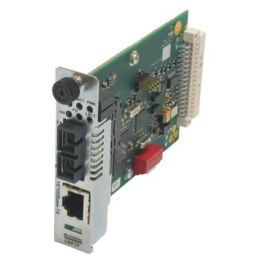 CBFTF1017-105 Transition 10/100Base-TX (RJ-45) to 100Base-FX 1550 NM Single-Mode (SC) 80 Kilometers/49.7 Miles for 10/100 Bridging Point System Slide-In-Module Media Converters