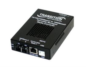 SBFFG1314-100 Transition 1000Base-SX 850 NM Multi-Mode (SC) 220 m/722 ft to 1000Base-LX 1310 NM Single-Mode (SC) 10 Kilometers/6.2 Miles for OAM / IP-Based 1000 Bridging Stand-Alone Media Converter